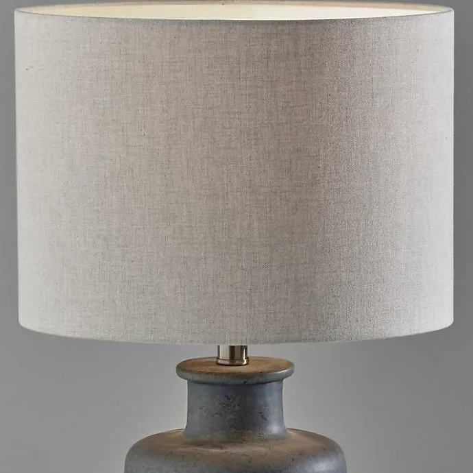 Hot Kirklands Home Weathered Stone Jug Table Lamp Tan