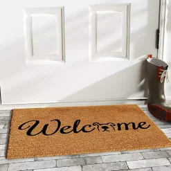 Kirklands Home Welcome Dog Coir Doormat