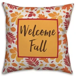 Kirklands Home Welcome Fall Double Sided Outdoor Pillow Multi