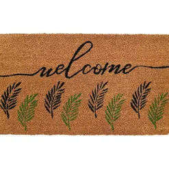 Kirklands Home Welcome Fern Doormat