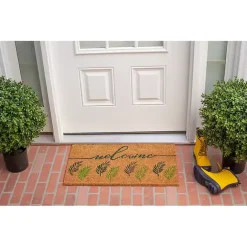 Kirklands Home Welcome Fern Doormat