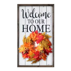 Sale Kirklands Home Welcome Interchangeable Wreath Wall Plaque