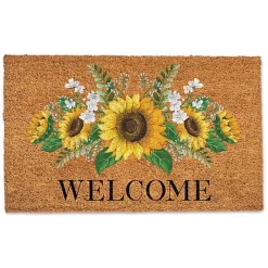 Hot Kirklands Home Welcome Sunflower Mix Doormat