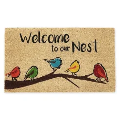 New Kirklands Home Welcome to Our Nest Coir Doormat
