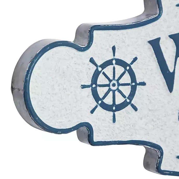 New Kirklands Home Welcome To The Beach Metal Wall Plaque
