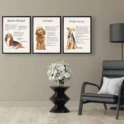 Hot Kirklands Home Welsh Terrier Facts Framed Wall Plaque