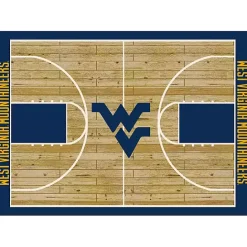 Discount Kirklands Home West Virginia University Courtside Area Rug, 4x6