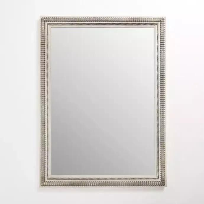 Clearance Kirklands Home Wexford Ribbed Rectangular Wall Mirror