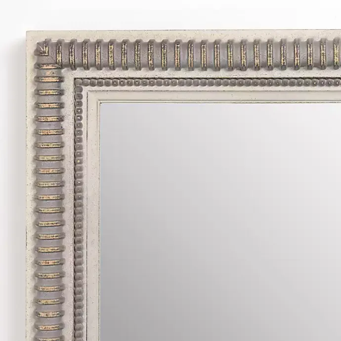 Clearance Kirklands Home Wexford Ribbed Rectangular Wall Mirror