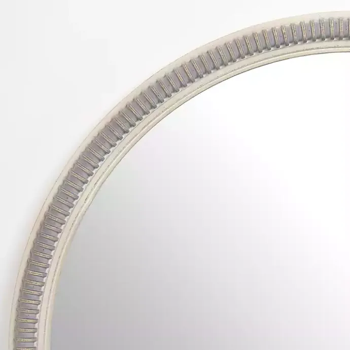 Best Kirklands Home Wexford Ribbed Round Wall Mirror
