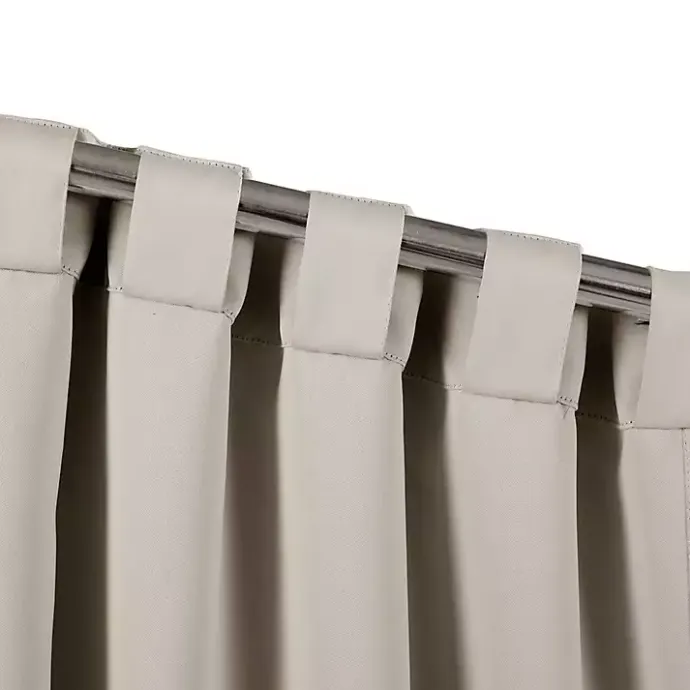Best Kirklands Home Wheat Back Tab Blackout Curtain Panel Set, 84 in. Tan