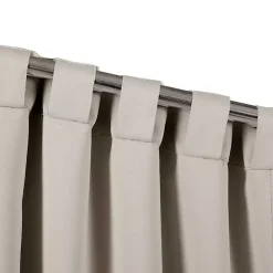 New Kirklands Home Wheat Back Tab Blackout Curtain Panel Set, 95 in. Tan