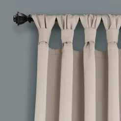 Online Kirklands Home Wheat Knotted Curtain Panel Set, 84 in. Tan