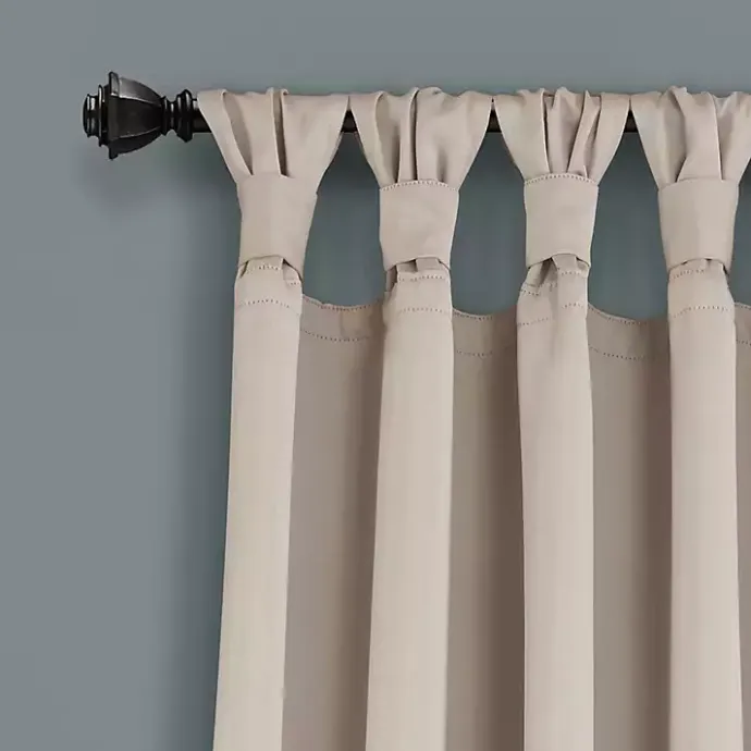 Online Kirklands Home Wheat Knotted Curtain Panel Set, 84 in. Tan