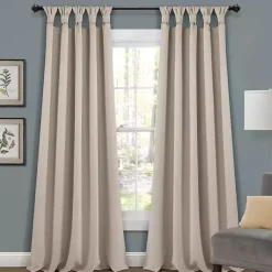 Best Kirklands Home Wheat Knotted Curtain Panel Set, 95 in. Tan