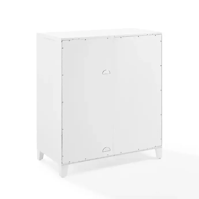 Hot Kirklands Home & Gold Glass Door Storage Cabinet White
