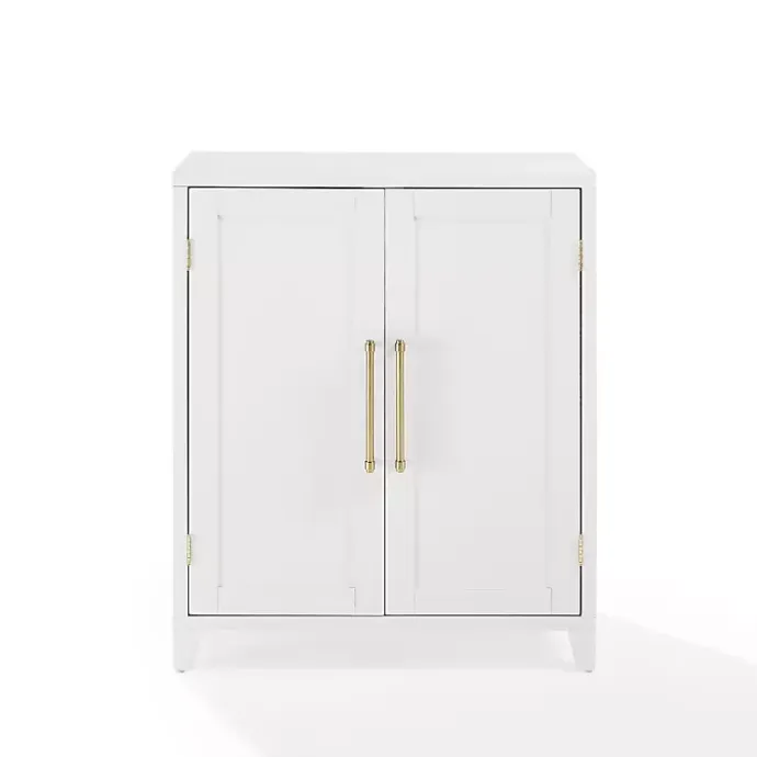 Best Kirklands Home & Gold Storage Cabinet White