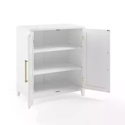 Best Kirklands Home & Gold Storage Cabinet White