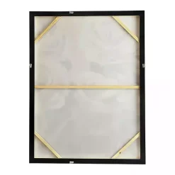 Hot Kirklands Home White & Gray Garden Flowers Framed Canvas Print