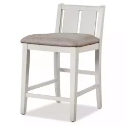 Hot Kirklands Home & Gray Wood Kayla Counter Height 3-pc. Set White