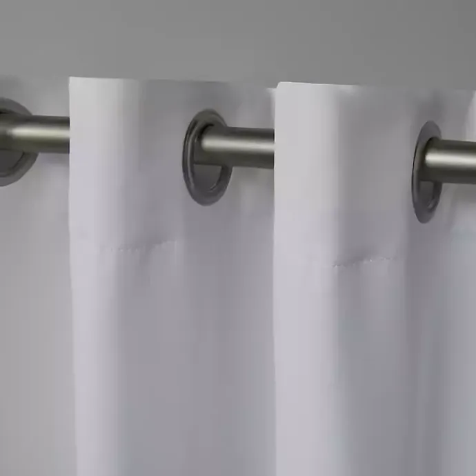 Sale Kirklands Home Acme Blackout Curtain Panel Set, 84 in. White