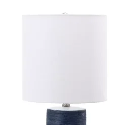 Sale Kirklands Home and Blue Large Stripe Table Lamp White