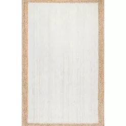 Hot Kirklands Home and Natural Corsica Area Rug, 5x8 White