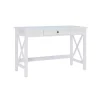 Online Kirklands Home White Antique Pine X Frame Desk