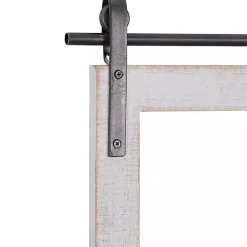 Best Kirklands Home Barn Door Mirror with Shelf White