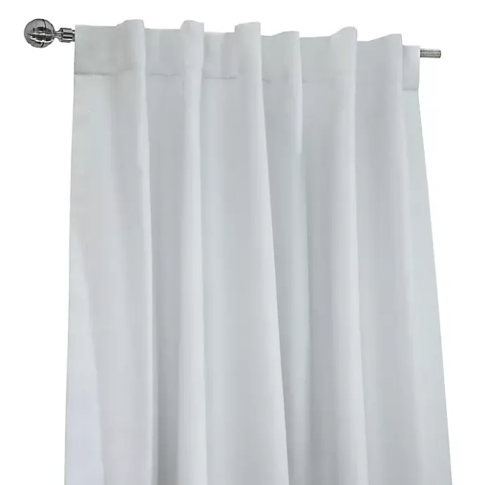 Sale Kirklands Home Baxter Blackout Curtain Panel, 84 in. White