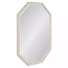 Best Kirklands Home White Beveled Octagon Wall Mirror