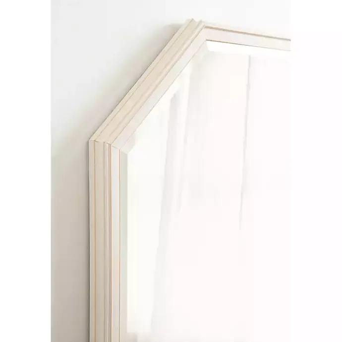 Best Kirklands Home White Beveled Octagon Wall Mirror