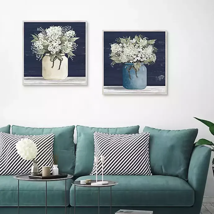 Best Kirklands Home White Blossom Bouquet 2-pc. Framed Wall Art Set