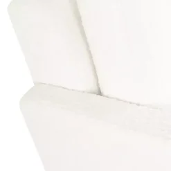Best Kirklands Home Boucle Wood Frame Accent Chair White