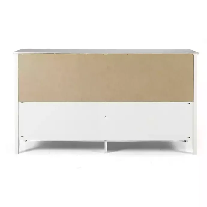 Best Kirklands Home Brazilian Pine Wood 6-Drawer Dresser White