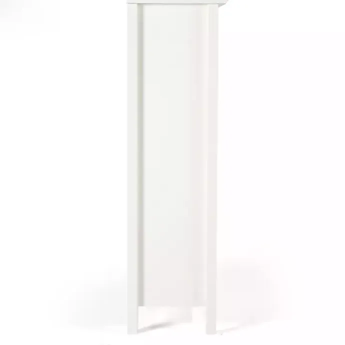 Sale Kirklands Home Brazilian Pine Wood 3-Tier Bookshelf White