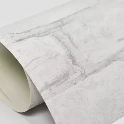 Hot Kirklands Home White Brick Peel & Stick Wallpaper