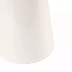 Outlet Kirklands Home Ceramic and Wood Cone Table Lamp White