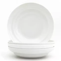 Sale Kirklands Home Ceramic Pasta Bowls, Set of 4 White