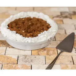 Discount Kirklands Home Ceramic Scalloped Pie Dish White