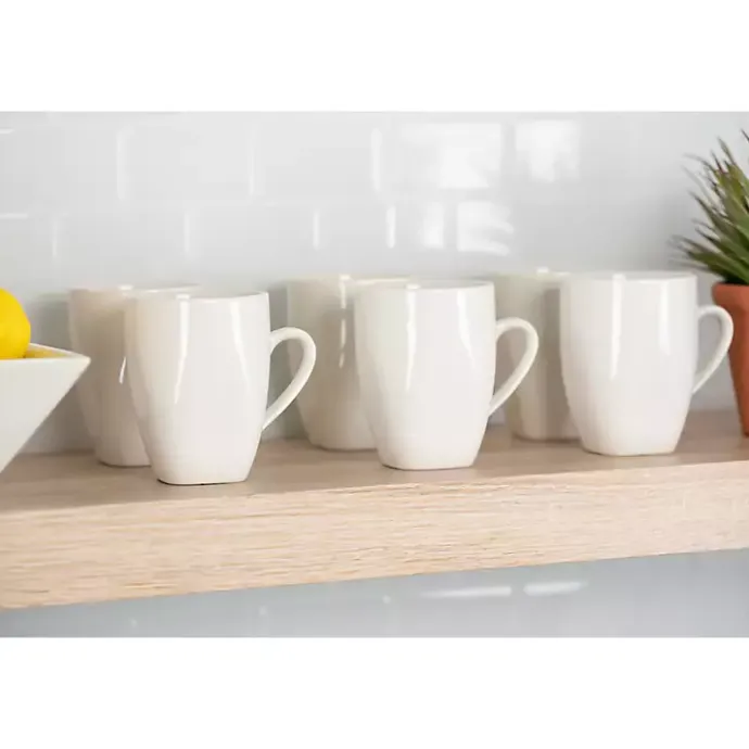 Clearance Kirklands Home Ceramic Square 40-pc. Dinnerware Set White