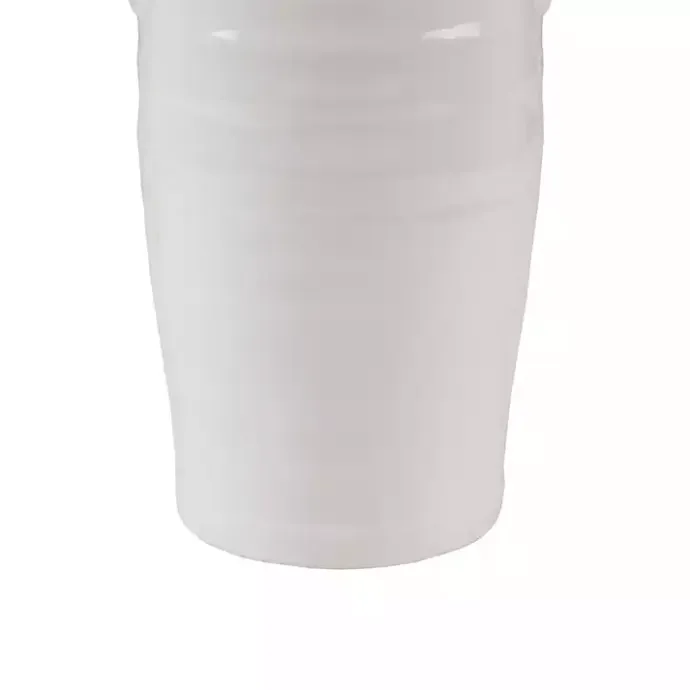 Online Kirklands Home Ceramic Table Lamp with Handles White