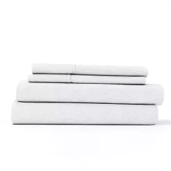 Kirklands Home Chambray 4-pc. California King Sheet Set White