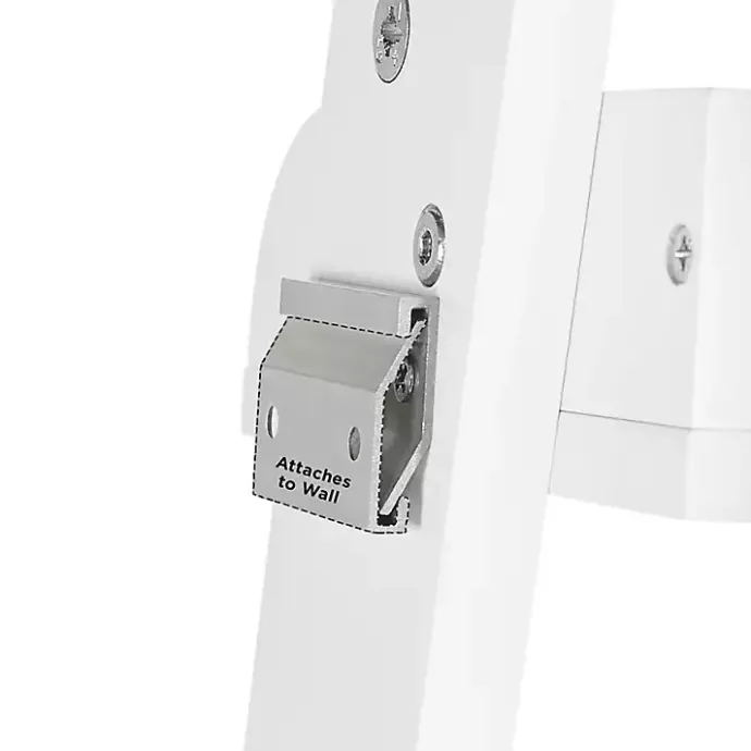 New Kirklands Home White Corner Ladder Shelf