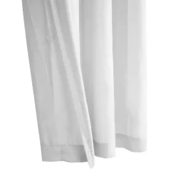 Discount Kirklands Home Crinkle Harmony Curtain Panel, 84 in. White