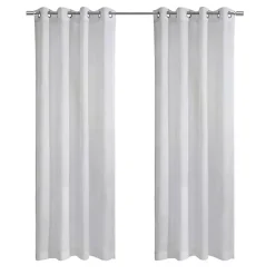 New Kirklands Home Diamond Sheer Curtain Panel, 84 in. White