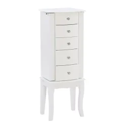 Discount Kirklands Home 5-Drawer Jasmine Petite Jewelry Armoire White