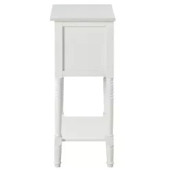 Sale Kirklands Home 3-Drawer Turned Legs Accent Table White