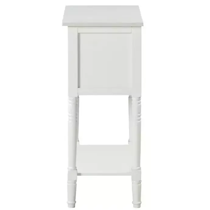 Sale Kirklands Home 3-Drawer Turned Legs Accent Table White