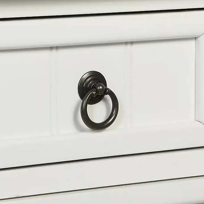 Sale Kirklands Home 3-Drawer Turned Legs Accent Table White